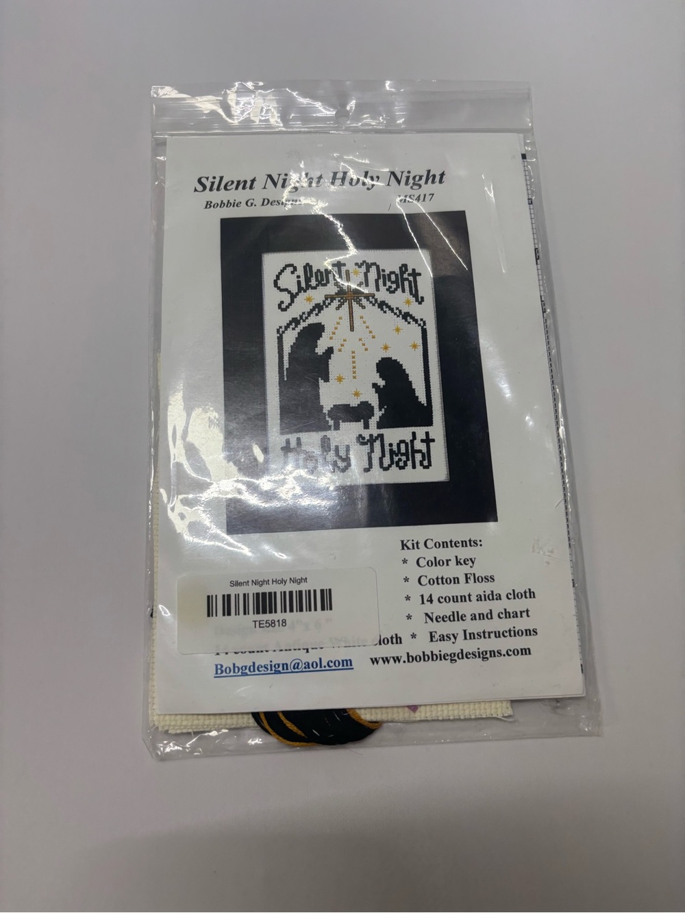 Silent Night Holy Night Designed By Bobbie G Designs MS417 New